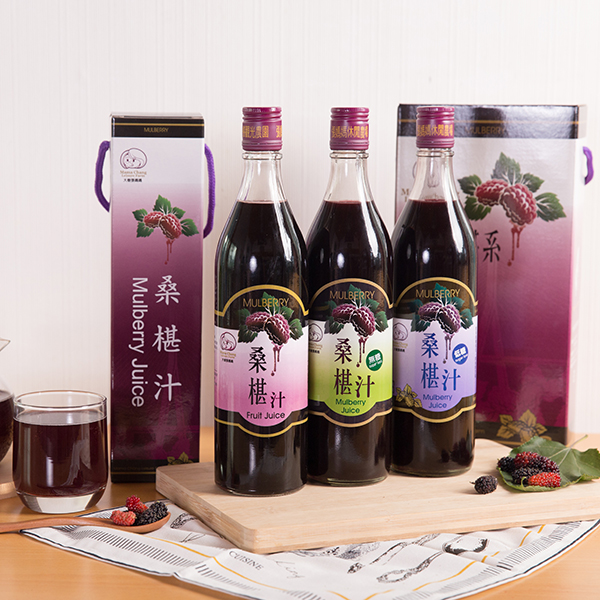 【大樹張媽媽】桑椹汁(有糖/無糖)|600ml