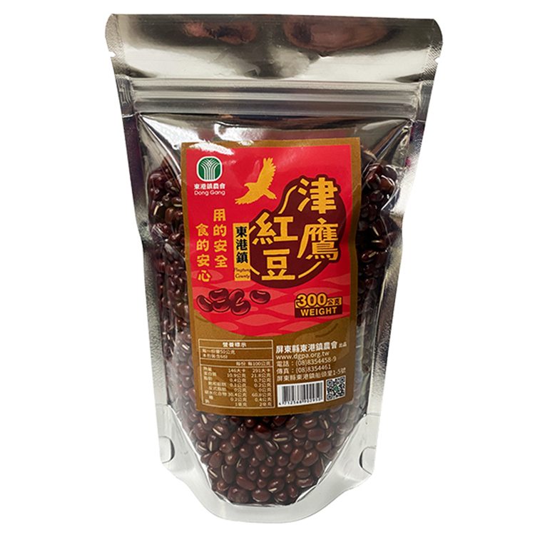 【東港鎮農會】產銷履歷 津鷹紅豆|300g(50包/箱)