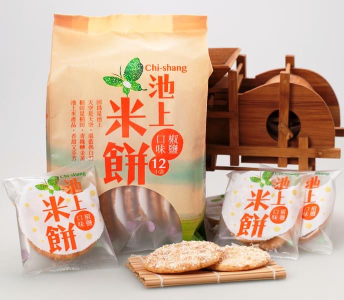 【池上鄉農會】人氣米餅(椒鹽口味)|2包組